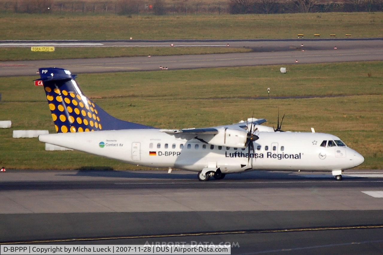 D-BPPP, 1999 ATR 42-500 C/N 581, Contact Air for Team Lufthansa
