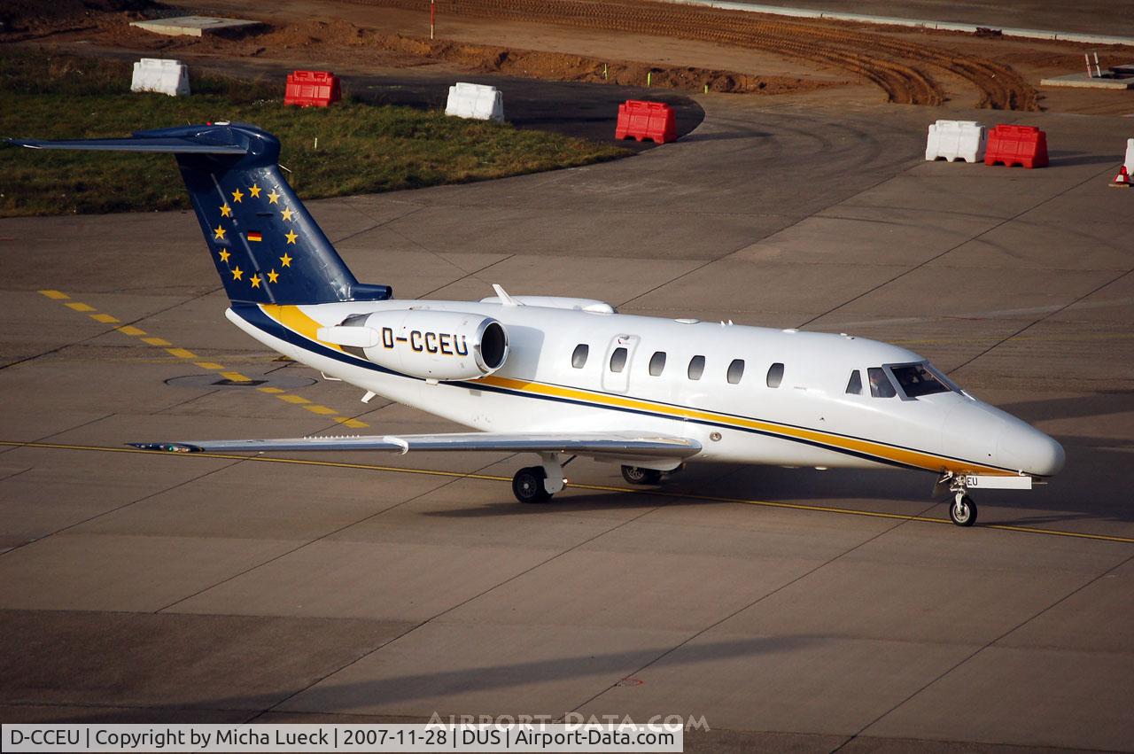 D-CCEU, 1990 Cessna 650 Citation III C/N 650-0190, Taxiing to the runway