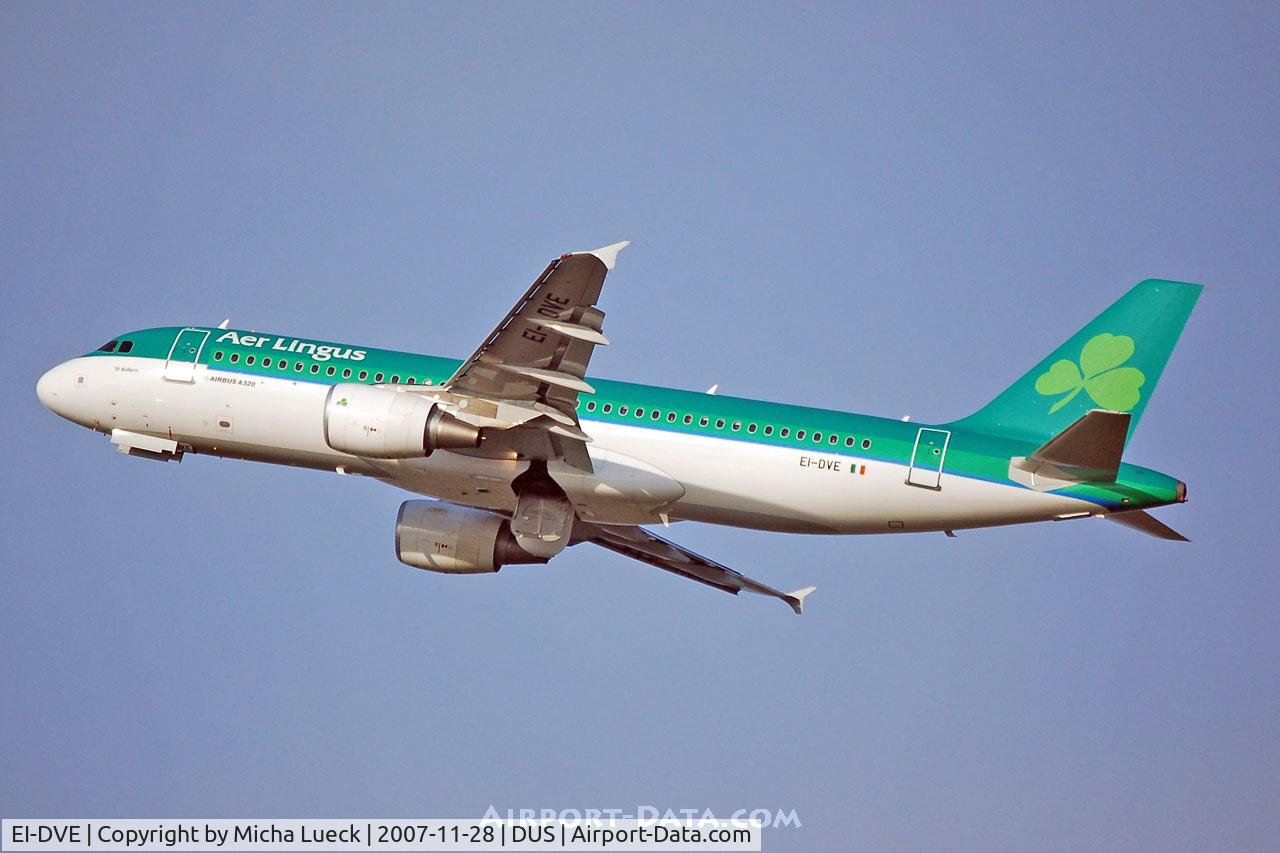 EI-DVE, 2007 Airbus A320-214 C/N 3219, bye bye Duesseldorf