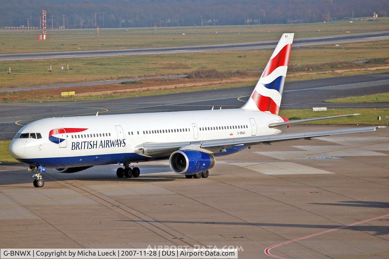 G-BNWX, 1994 Boeing 767-336 C/N 25832, At Duesseldorf