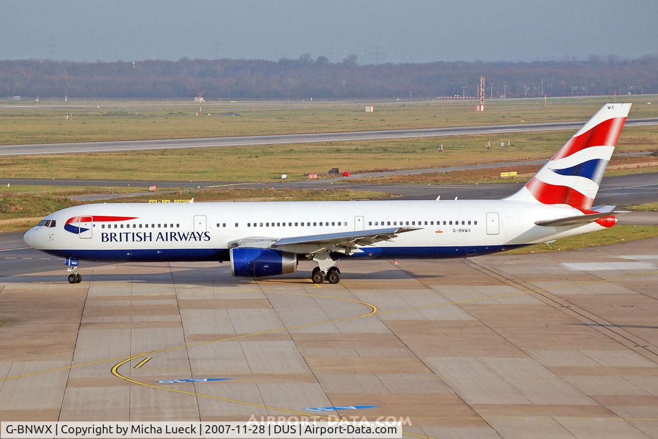 G-BNWX, 1994 Boeing 767-336 C/N 25832, Taxiing to the runway