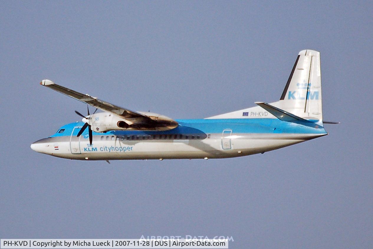 PH-KVD, 1990 Fokker 50F C/N 20197, Bound for Amsterdam