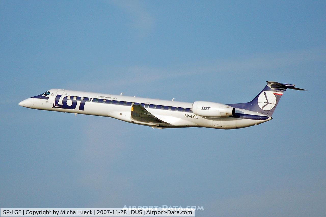 SP-LGE, 2000 Embraer ERJ-145MP (EMB-145MP) C/N 145285, bye bye Duesseldorf
