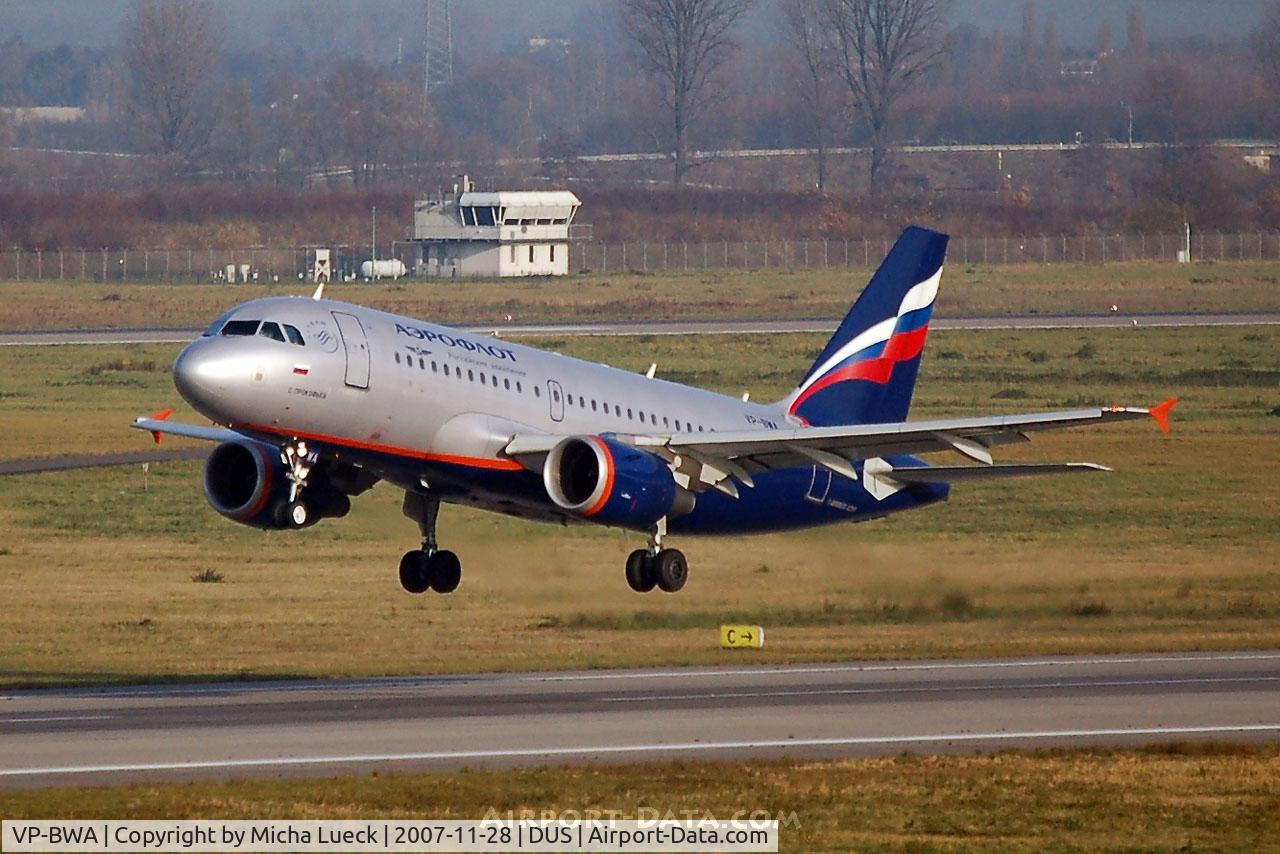 VP-BWA, 2003 Airbus A319-111 C/N 2052, Taking off