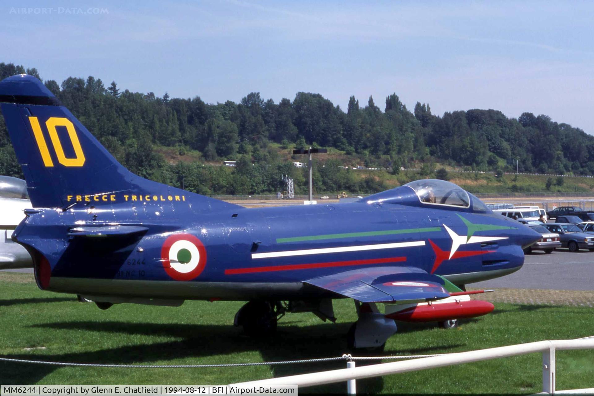 MM6244, Fiat G-91PAN C/N 10, G.91 at the Boeing Museum of Flight