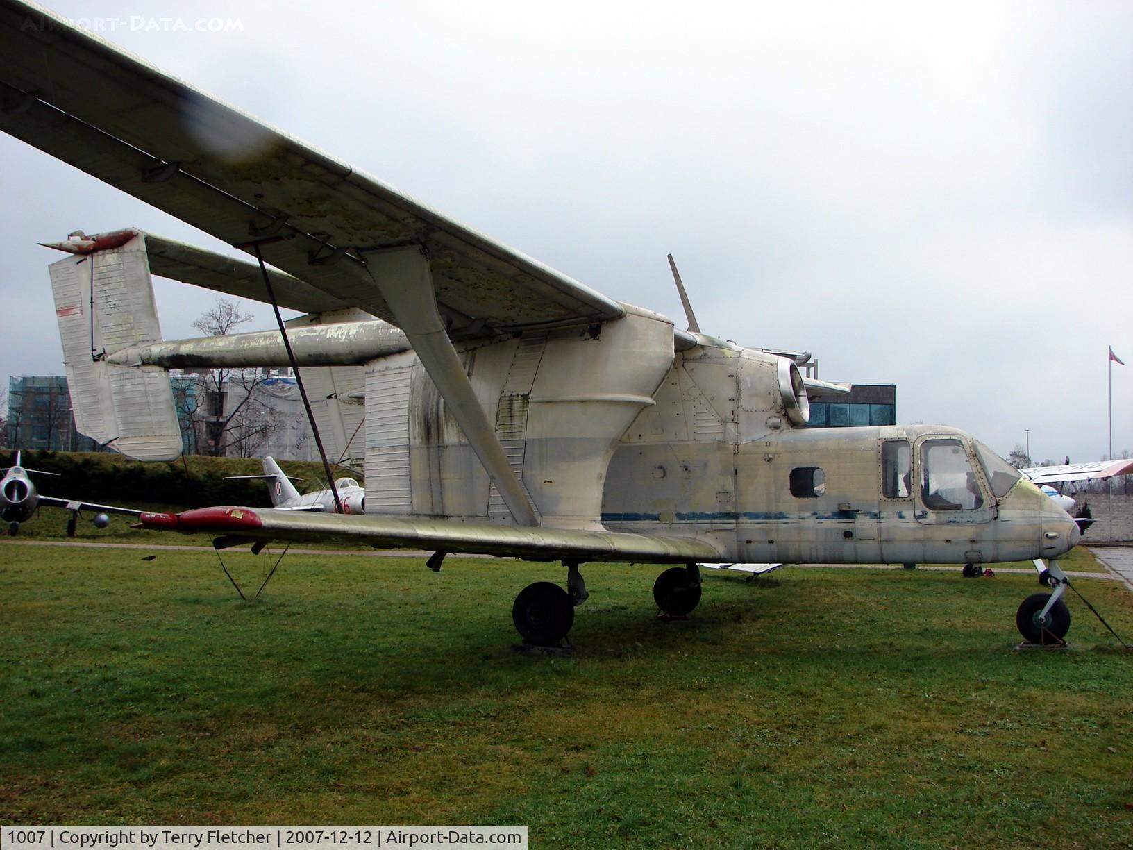 1007, PZL-Mielec M-15 Belphegor C/N 1S006-01, The aircraft in this picture with the faded serial is probably the strangest looking aircraft I have ever seen - its a WSK-Mielec M-15 Belphegor produced in the 1970s as the world's only jet powered bi-plane and agricultural aircraft - this example is pre