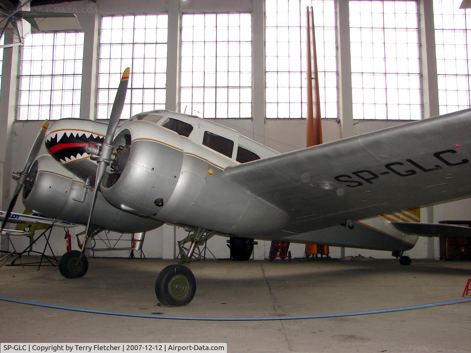 SP-GLC, Cessna UC-78 Bobcat C/N 112793, This Cessna Bobcat was originally 43-31827 before being bought as Army surplus by LOT Poland - it subsequently becamre the last flying Bobcat with Lot (as SP-LEM) before taking up its current marks as the executive aircraft for the Aviation Institute of W