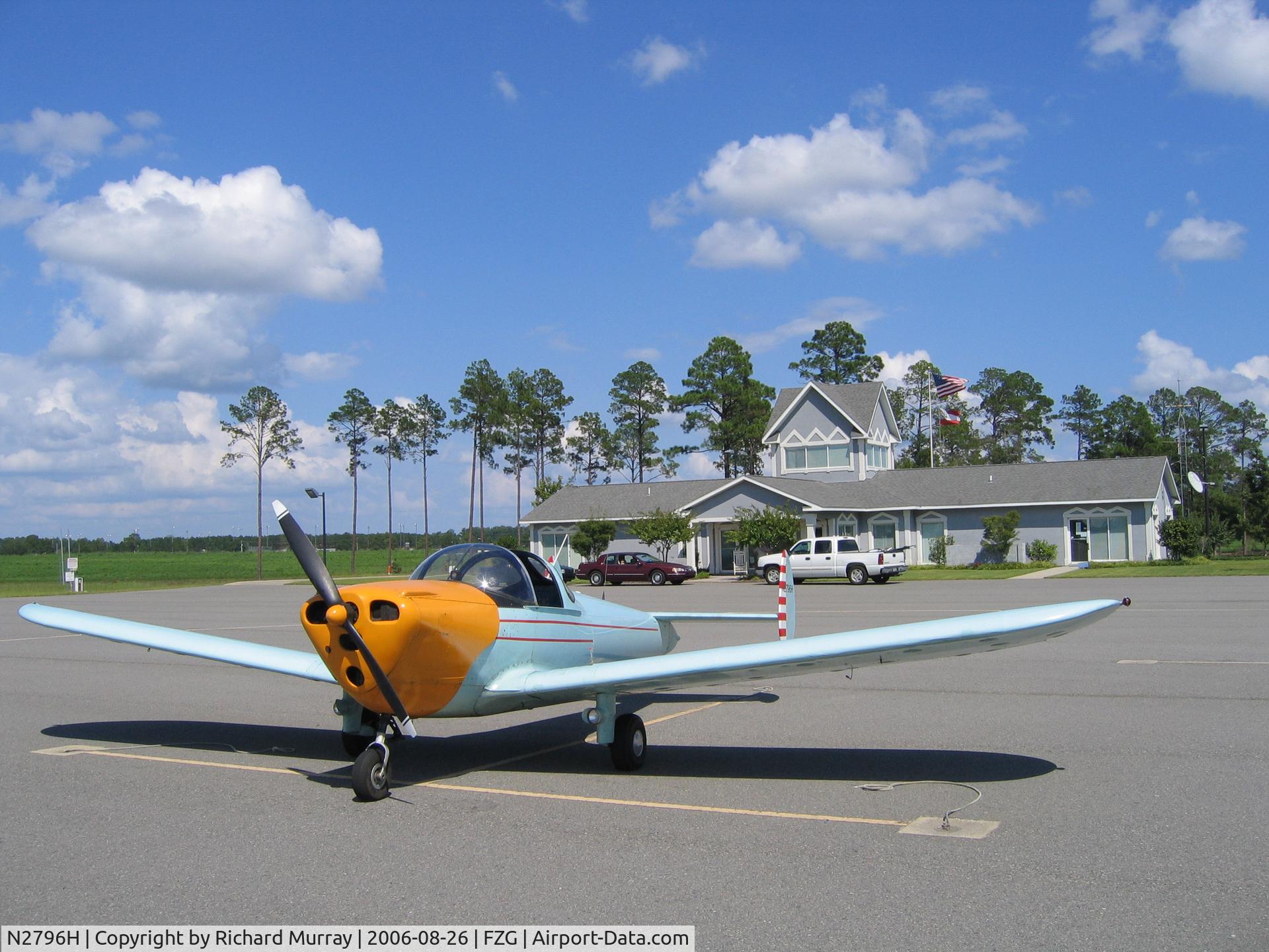 N2796H, 1946 Erco 415C Ercoupe C/N 3421, on the ram at Fitzgerald, Georgia