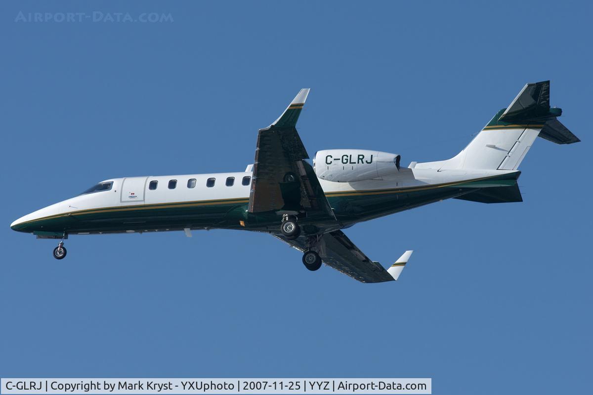 C-GLRJ, 1999 Learjet 45 C/N 019, Short final for RWY24R.