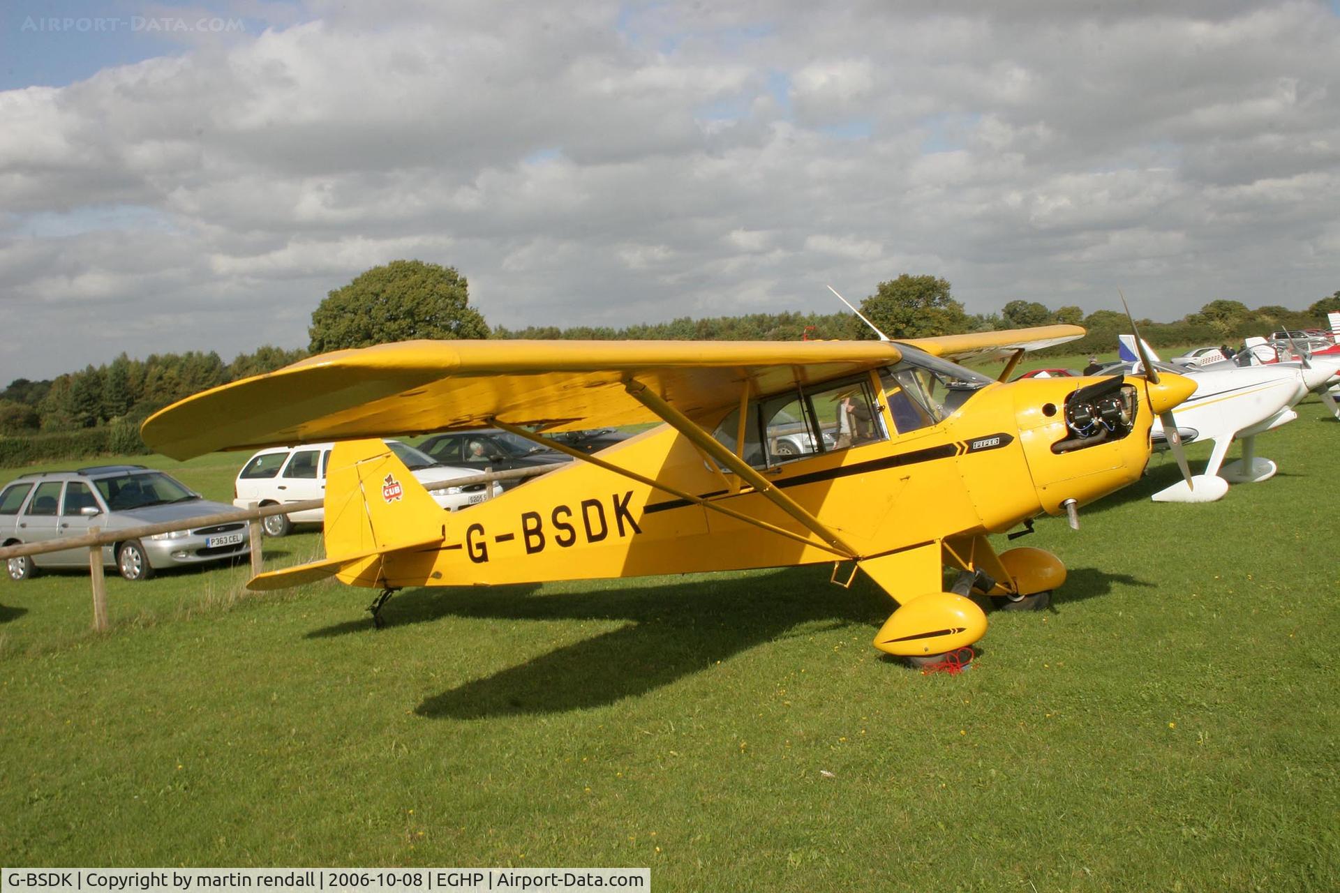 G-BSDK, 1941 Piper J-5A Cub Cruiser Cub Cruiser C/N 5-175, PIPER J5