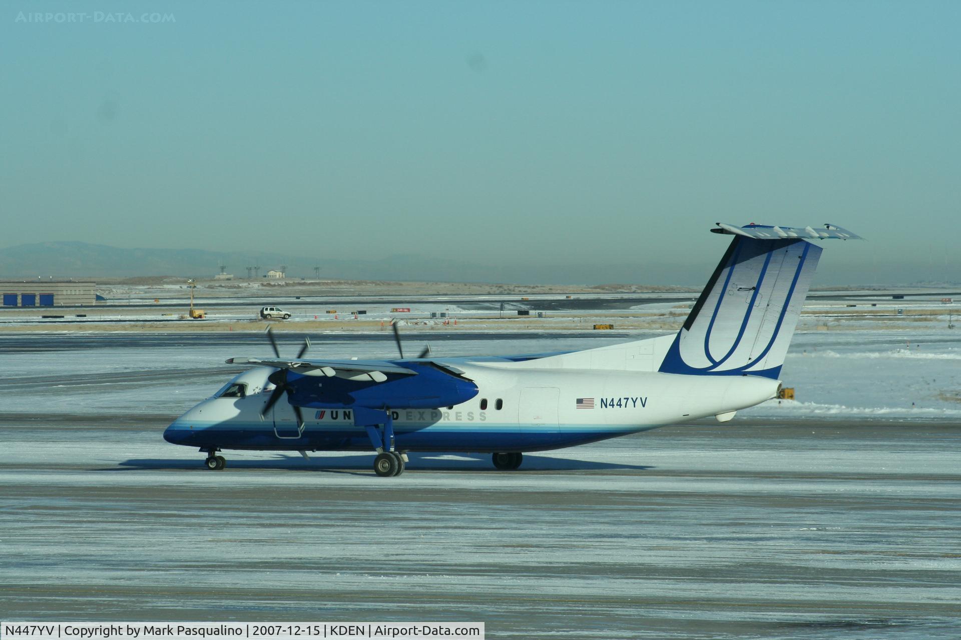 N447YV, 1996 De Havilland Canada DHC-8-202 Dash 8 C/N 447, DHC-8-200