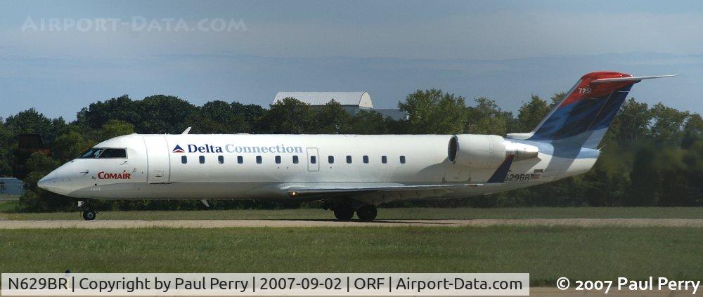 N629BR, 1998 Bombardier CRJ-200ER (CL-600-2B19) C/N 7251, Cleared and off she goes