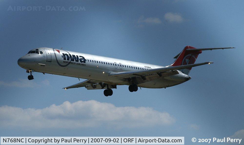 N768NC, 1977 McDonnell Douglas DC-9-51 C/N 47729, Northwest making an appearance