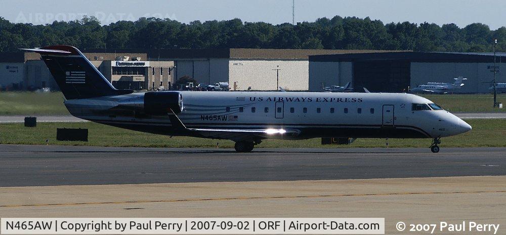 N465AW, 2004 Bombardier CRJ-200LR (CL-600-2B19) C/N 7893, Shiny, as the browncoats would say