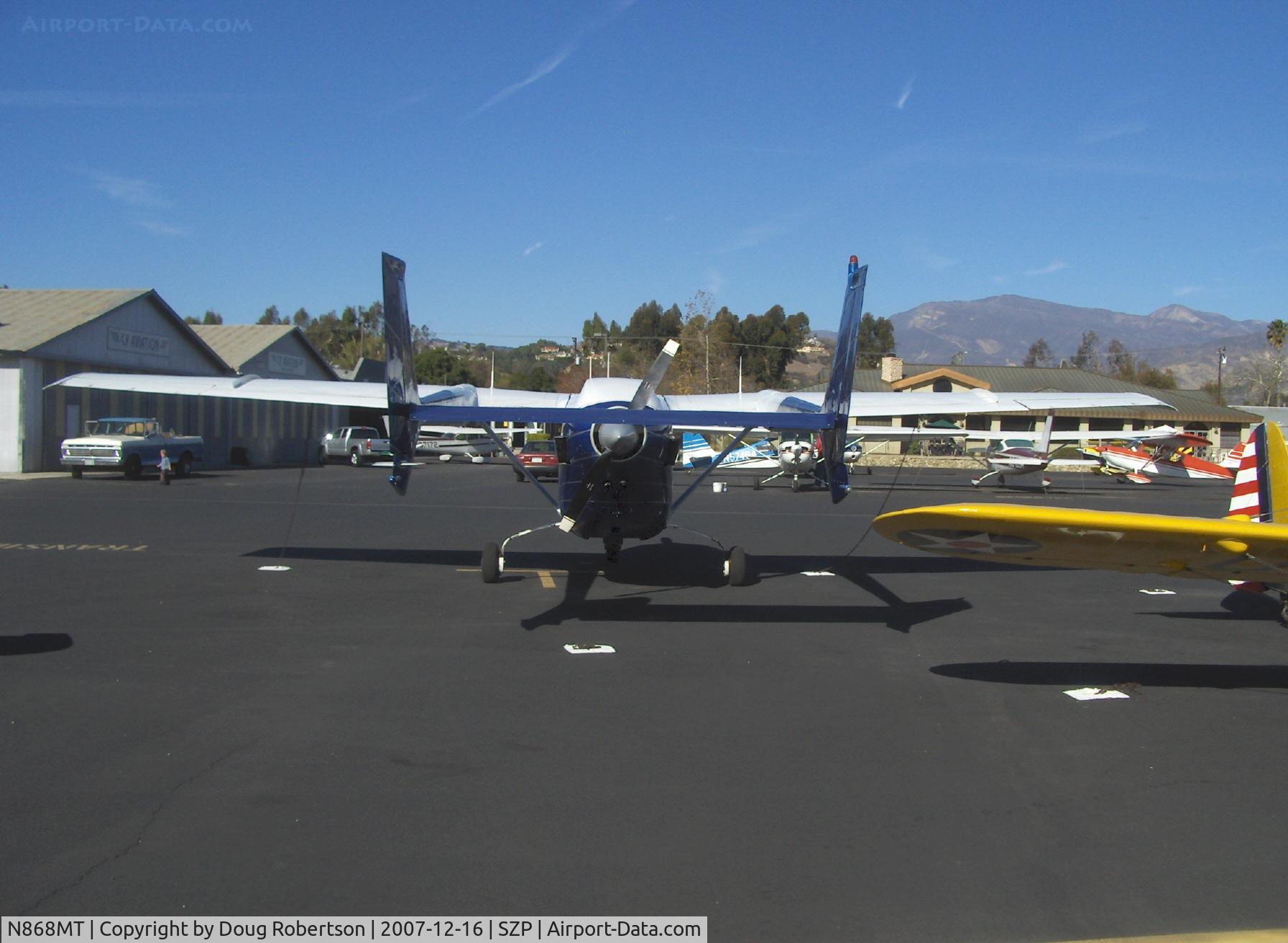 N868MT, 1973 Cessna 337G Super Skymaster C/N 33701561, 1973 Cessna T337G SKYMASTER, two Continental TSIO-360-C 225 Hp each, center-line thrust rear engine & twin tails