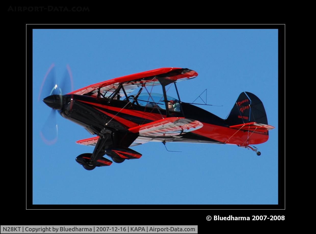 N28KT, 2005 Stolp SA-750 Acroduster Too C/N 0028, Power Play on final approach.