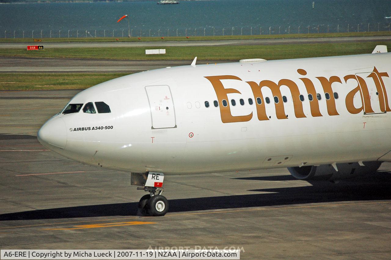 A6-ERE, 2004 Airbus A340-541 C/N 572, Nose