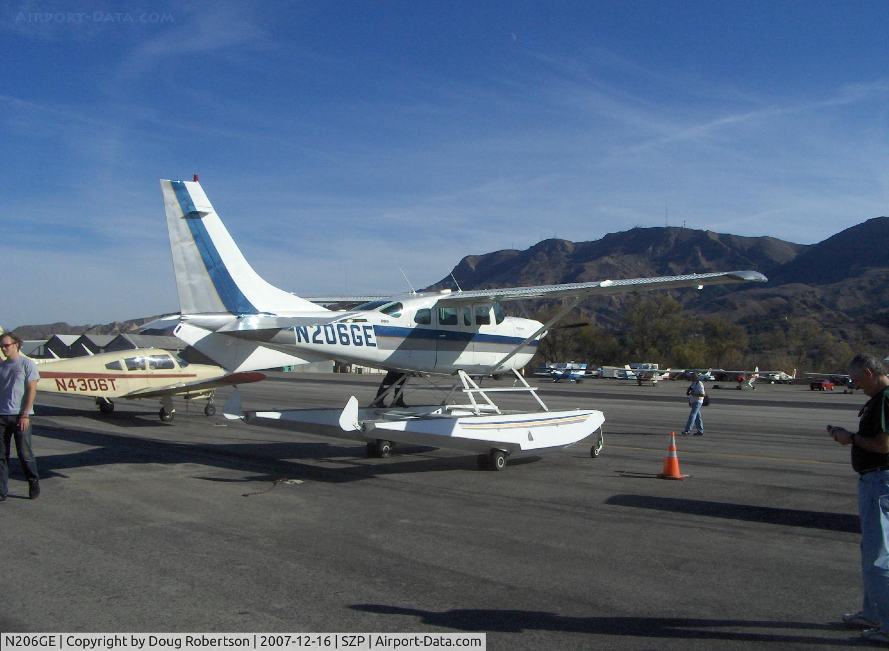 N206GE, 1994 Cessna U206G Stationair C/N U20606908, 1994 Cessna TU206G TURBO STATIONAIR Amphibian, Rolls Royce (USA) Allison 250-B17 420 shp turboprop conversion, Wipline amphibious floats