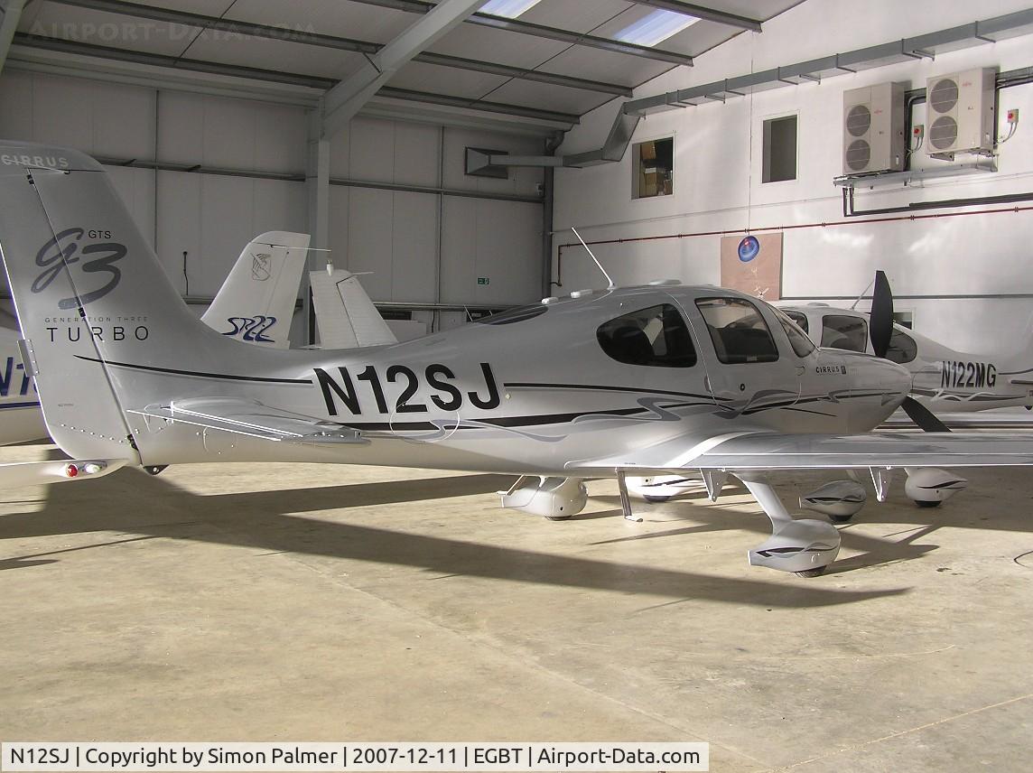 N12SJ, 2007 Cirrus SR22 G3 GTS Turbo C/N 2740, Cirrus SR22 g3 at Turweston