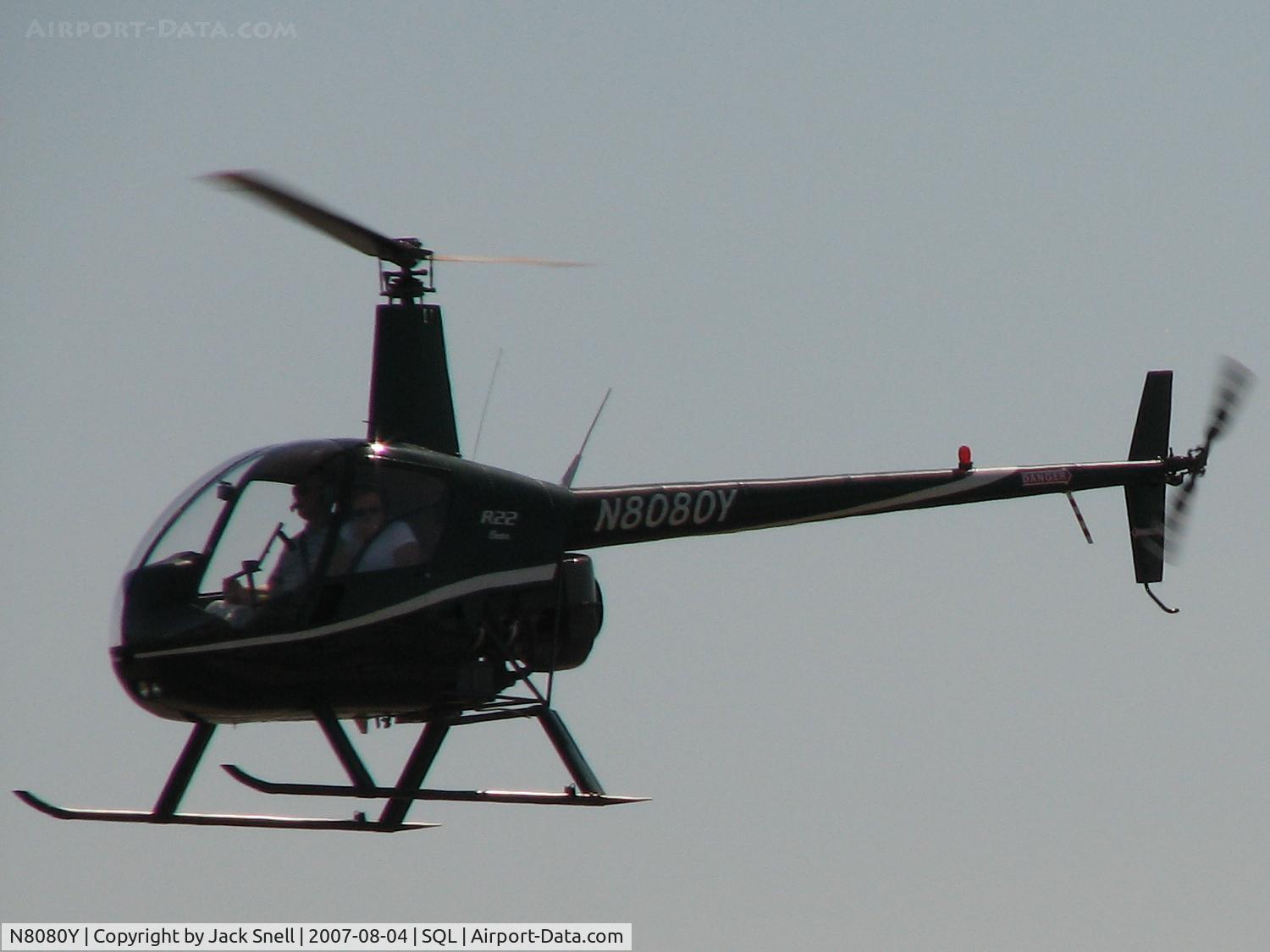 N8080Y, 1990 Robinson R22 BETA C/N 1356, Taken at the San Carlos airport, San Carlos CA USA