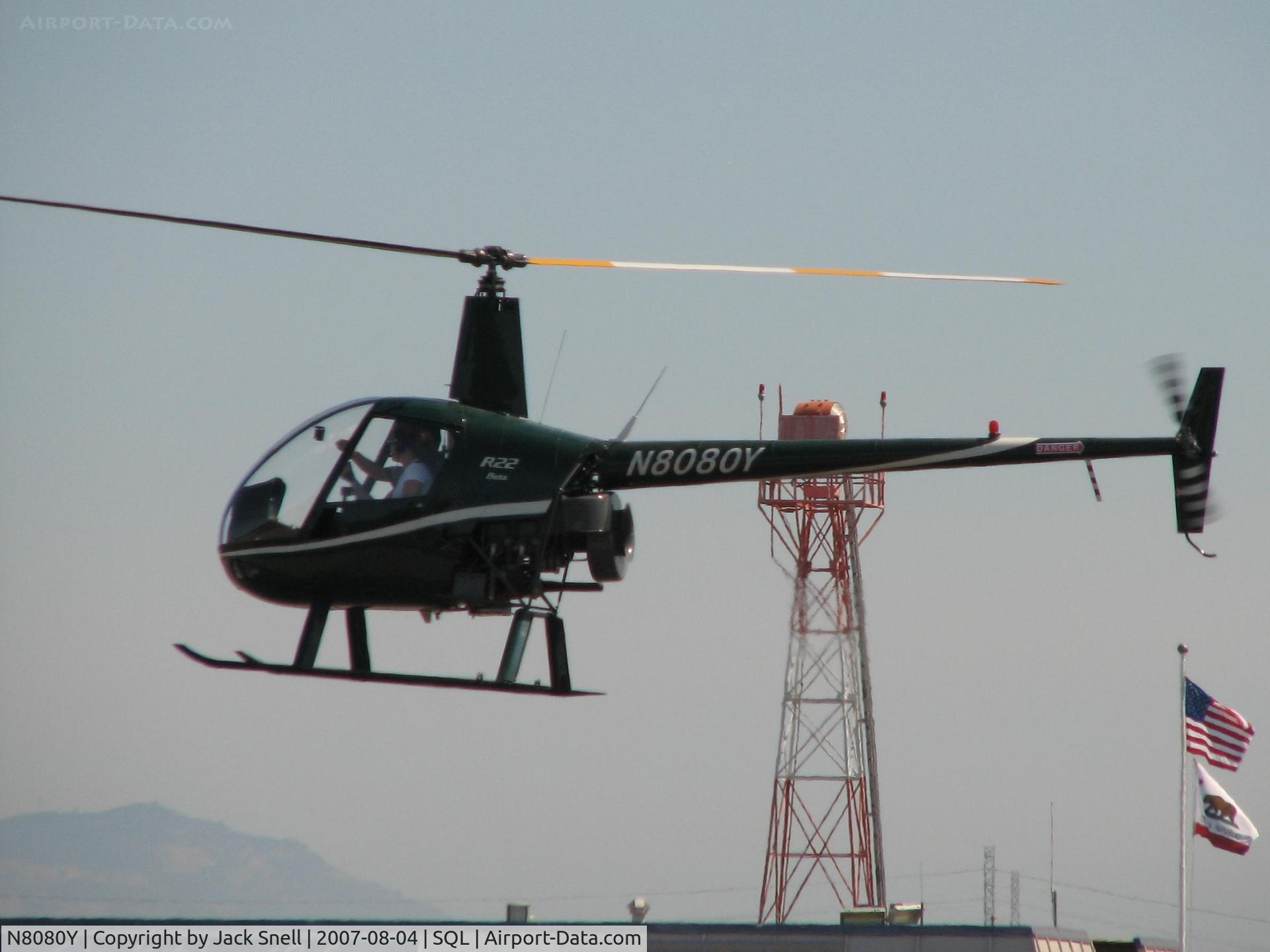 N8080Y, 1990 Robinson R22 BETA C/N 1356, Taken at the San Carlos airport, San Carlos CA USA