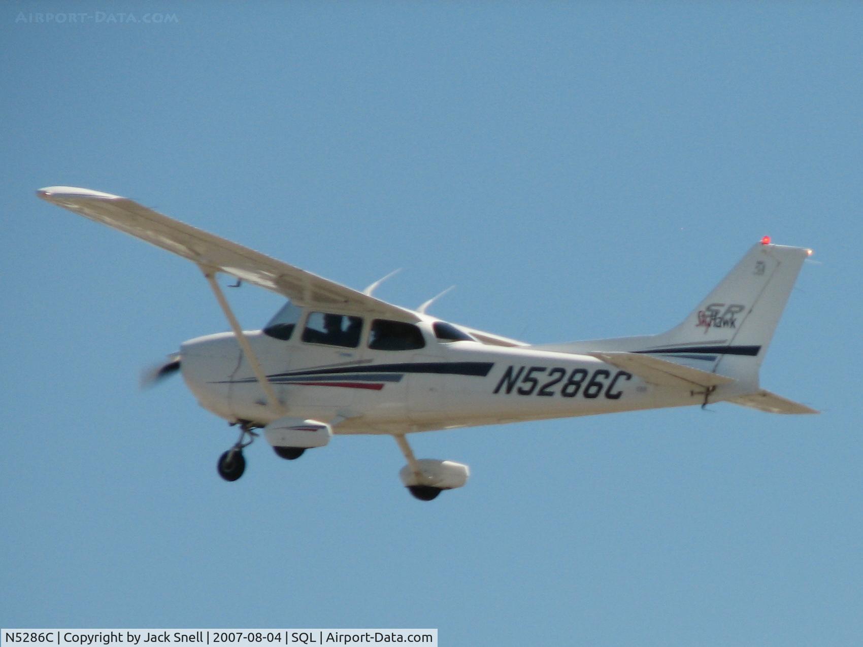 N5286C, 2002 Cessna 172S C/N 172S9219, Taken at the San Carlos airport, San Carlos CA USA