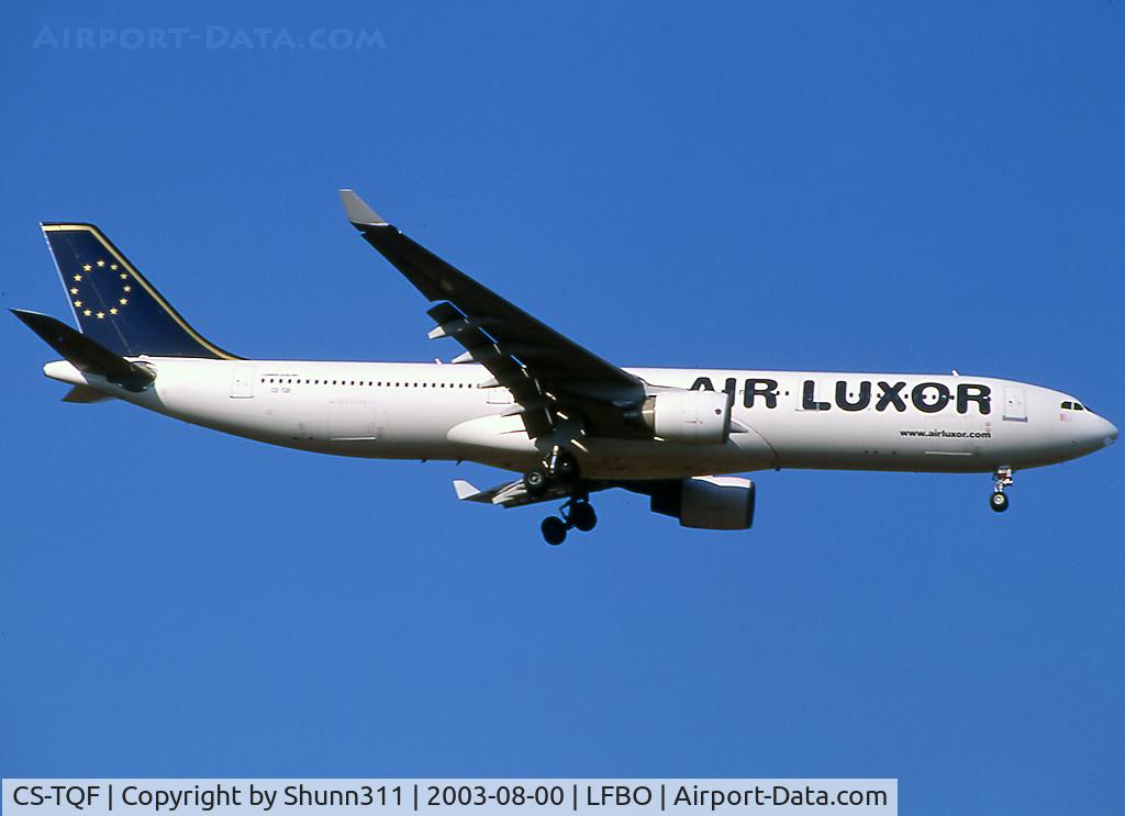 CS-TQF, 1995 Airbus A330-322 C/N 87, Landing rwy 14L and used by Air Algerie this time...