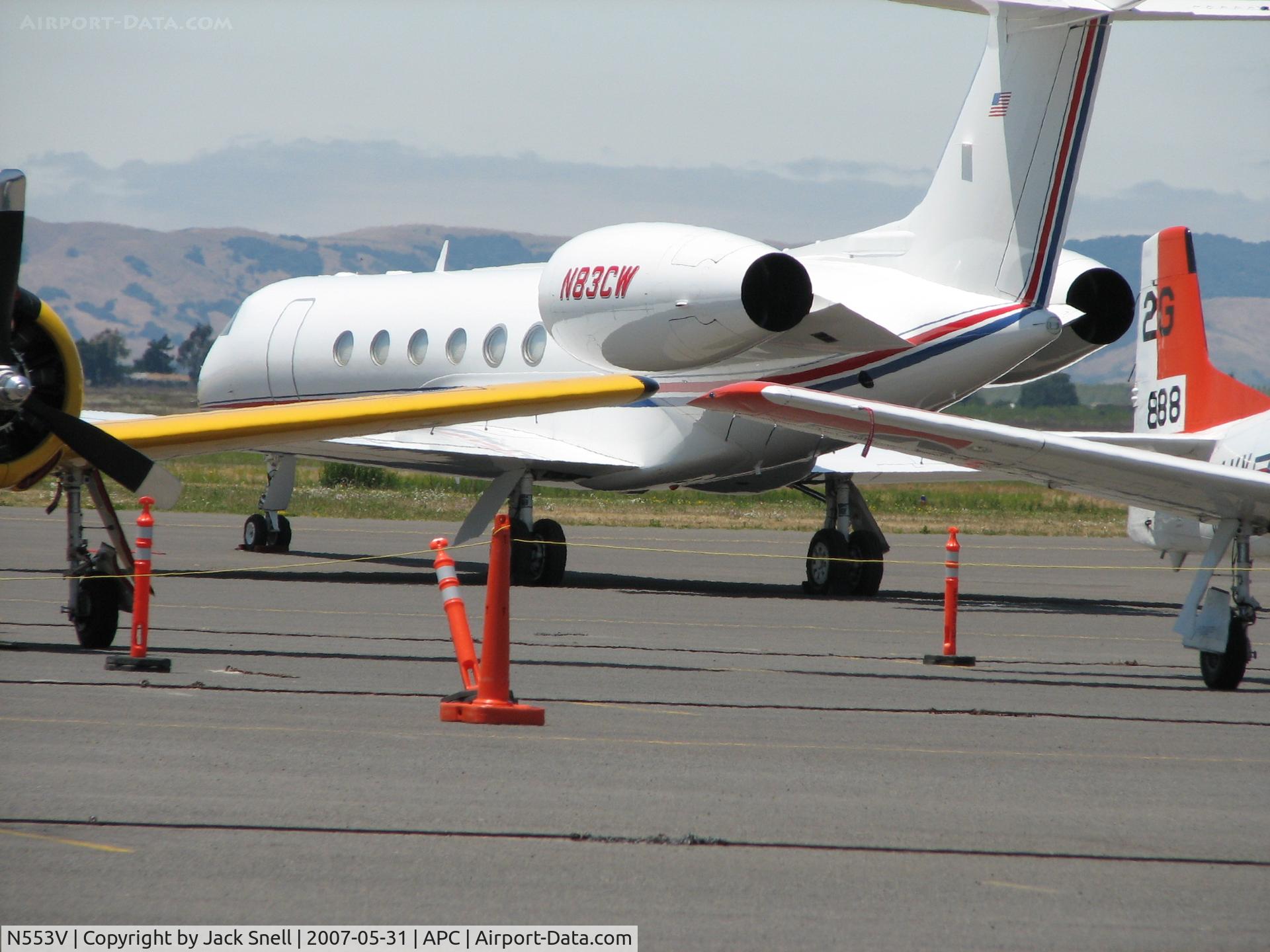 N553V, 1977 Gates Learjet 35A C/N 35A-141, Taken at the Nspa Cpunty Airport, Napa, CA.
