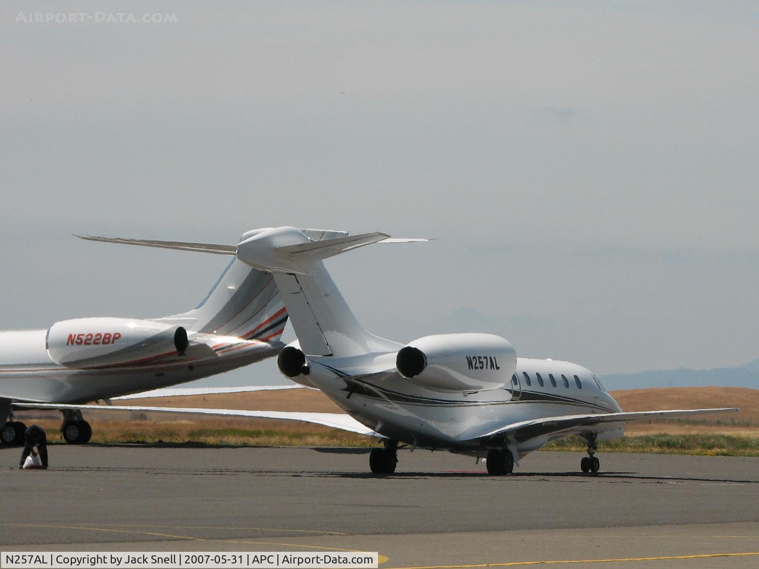 N257AL, 2004 Cessna 750 Citation X Citation X C/N 750-0226, Taken at the Nspa Cpunty Airport, Napa, CA.