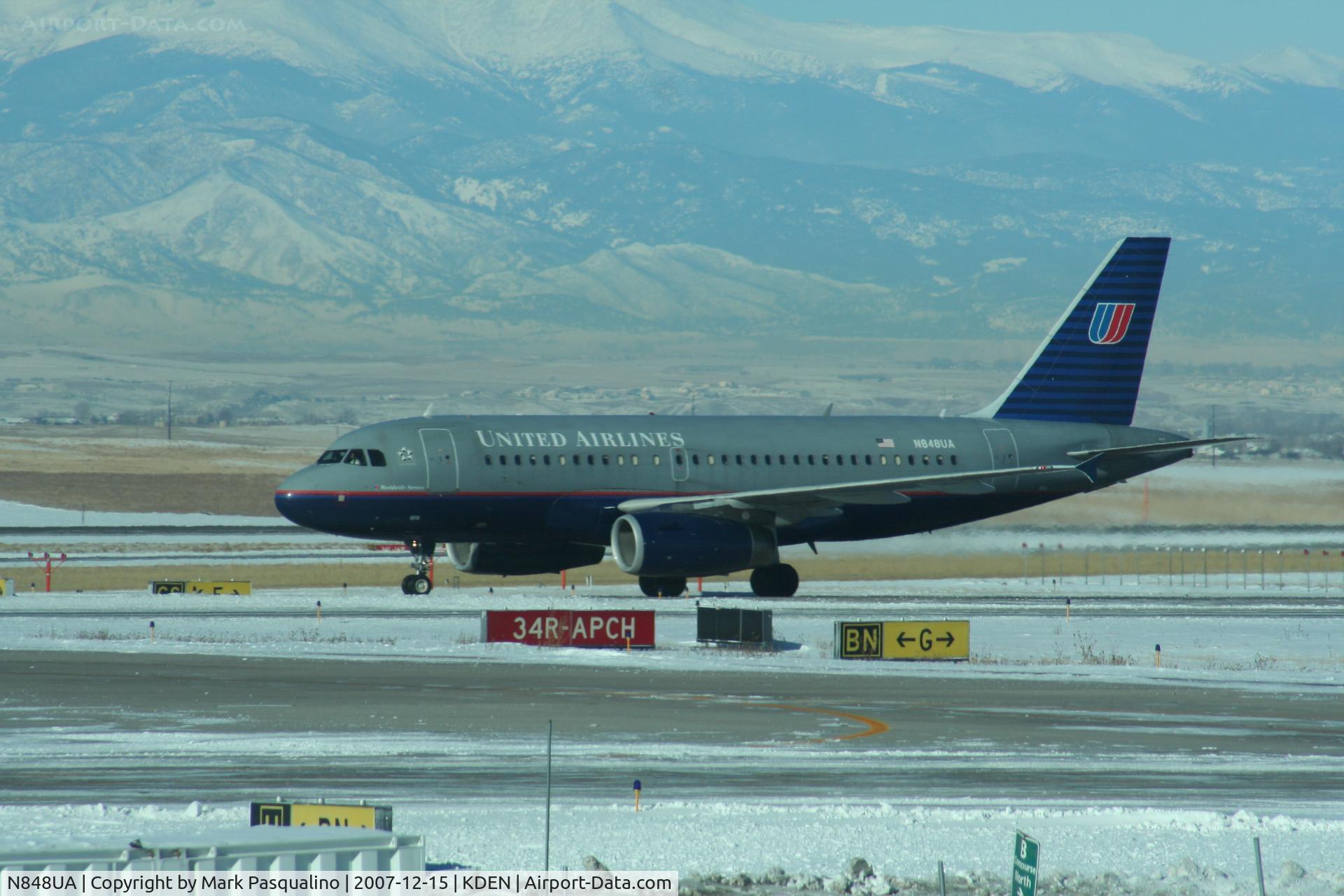 N848UA, 2002 Airbus A319-131 C/N 1647, Airbus A319