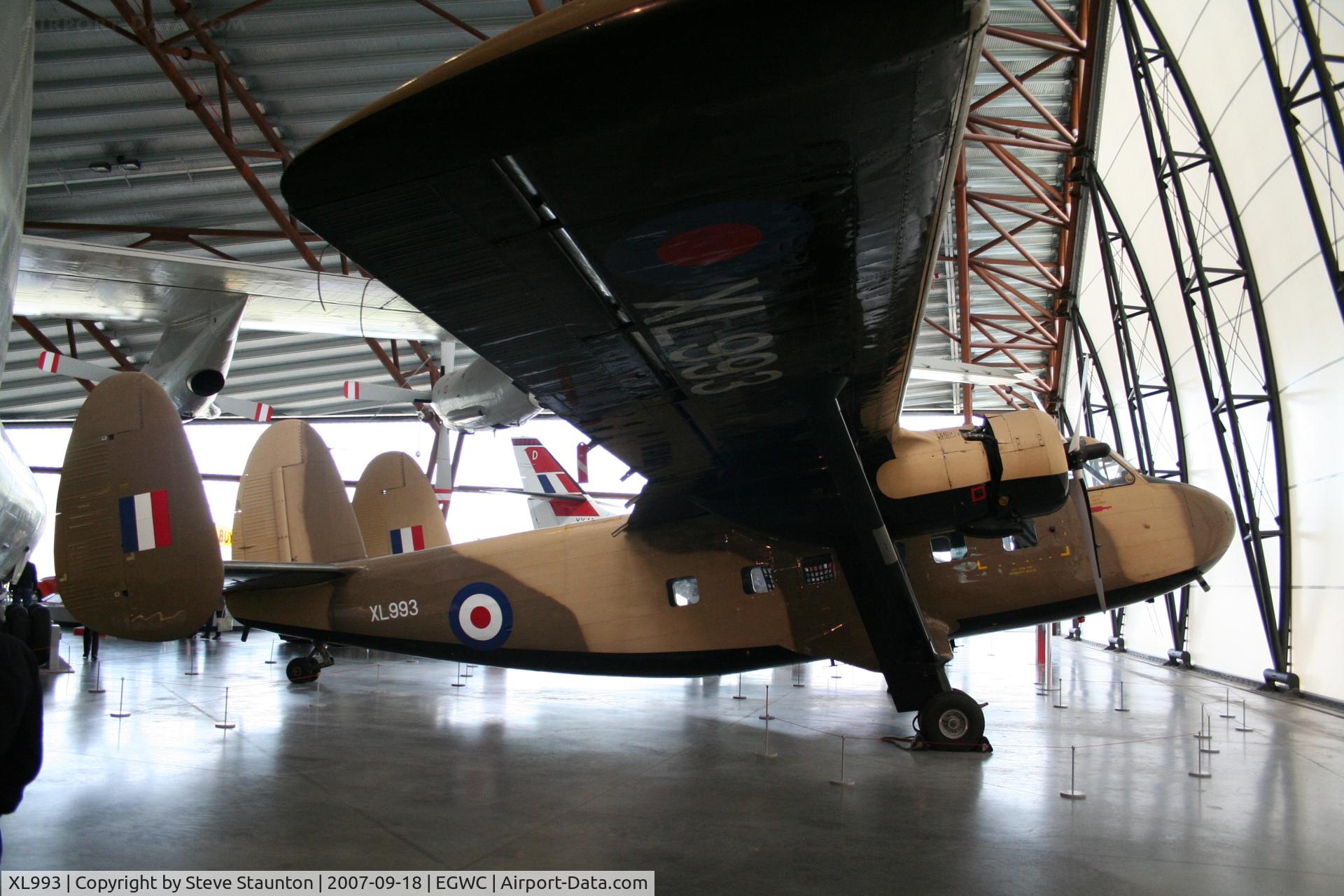 XL993, 1958 Scottish Aviation Twin Pioneer CC.1 C/N 528, Taken at Cosford 18th September 2007