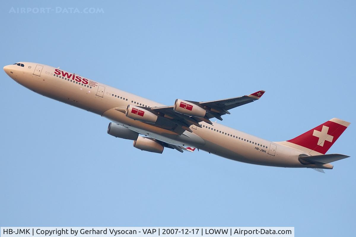 HB-JMK, 1997 Airbus A340-313 C/N 169, Delivery-Flight to ZRH