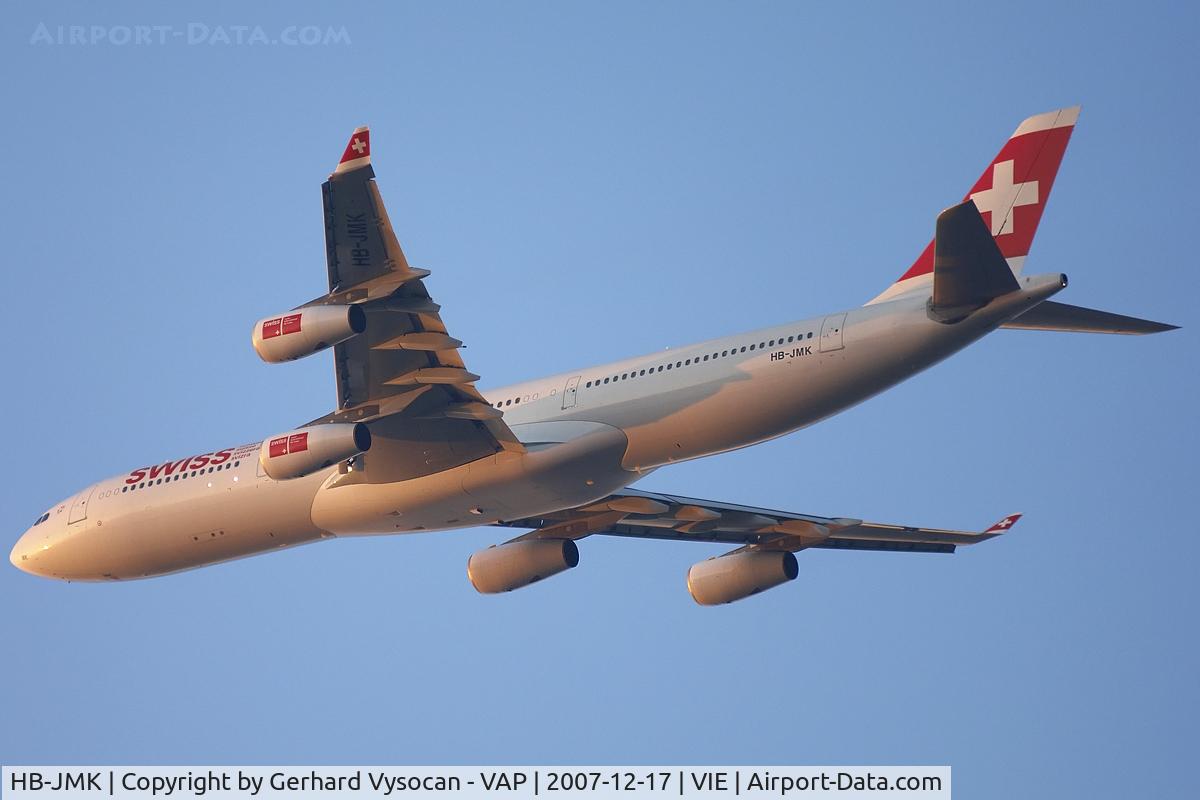 HB-JMK, 1997 Airbus A340-313 C/N 169, Delivery-Flight to ZRH