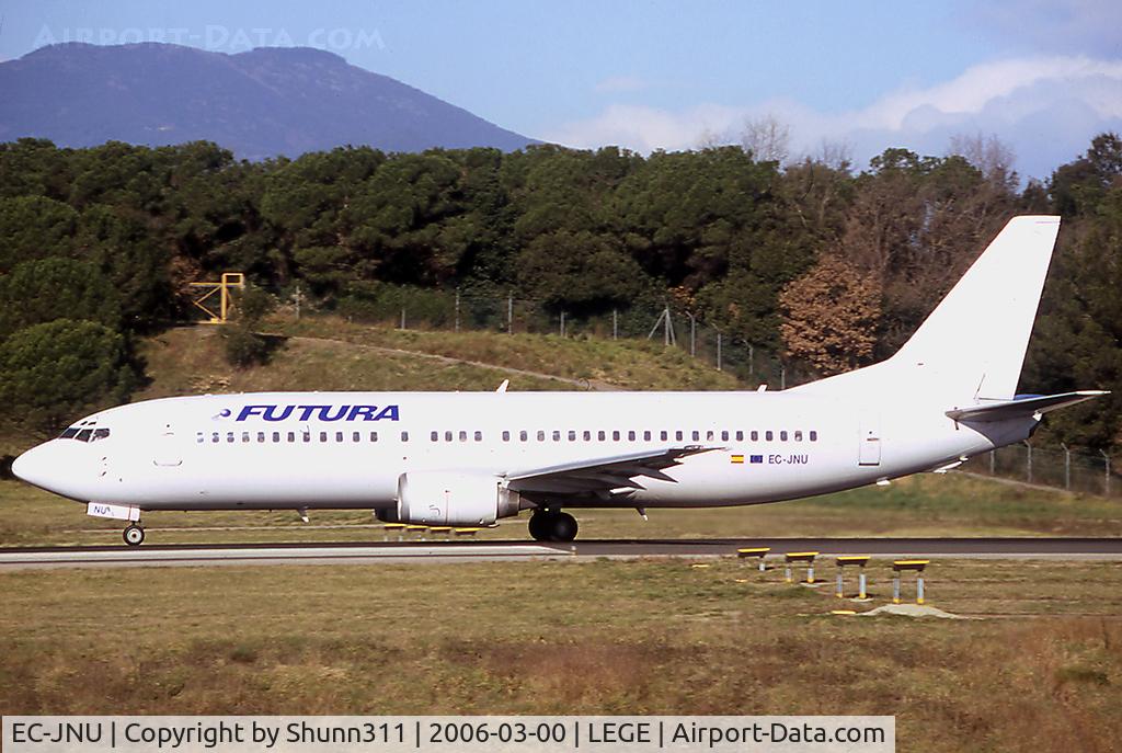EC-JNU, 1993 Boeing 737-4Q8 C/N 26285, Take off rwy 20