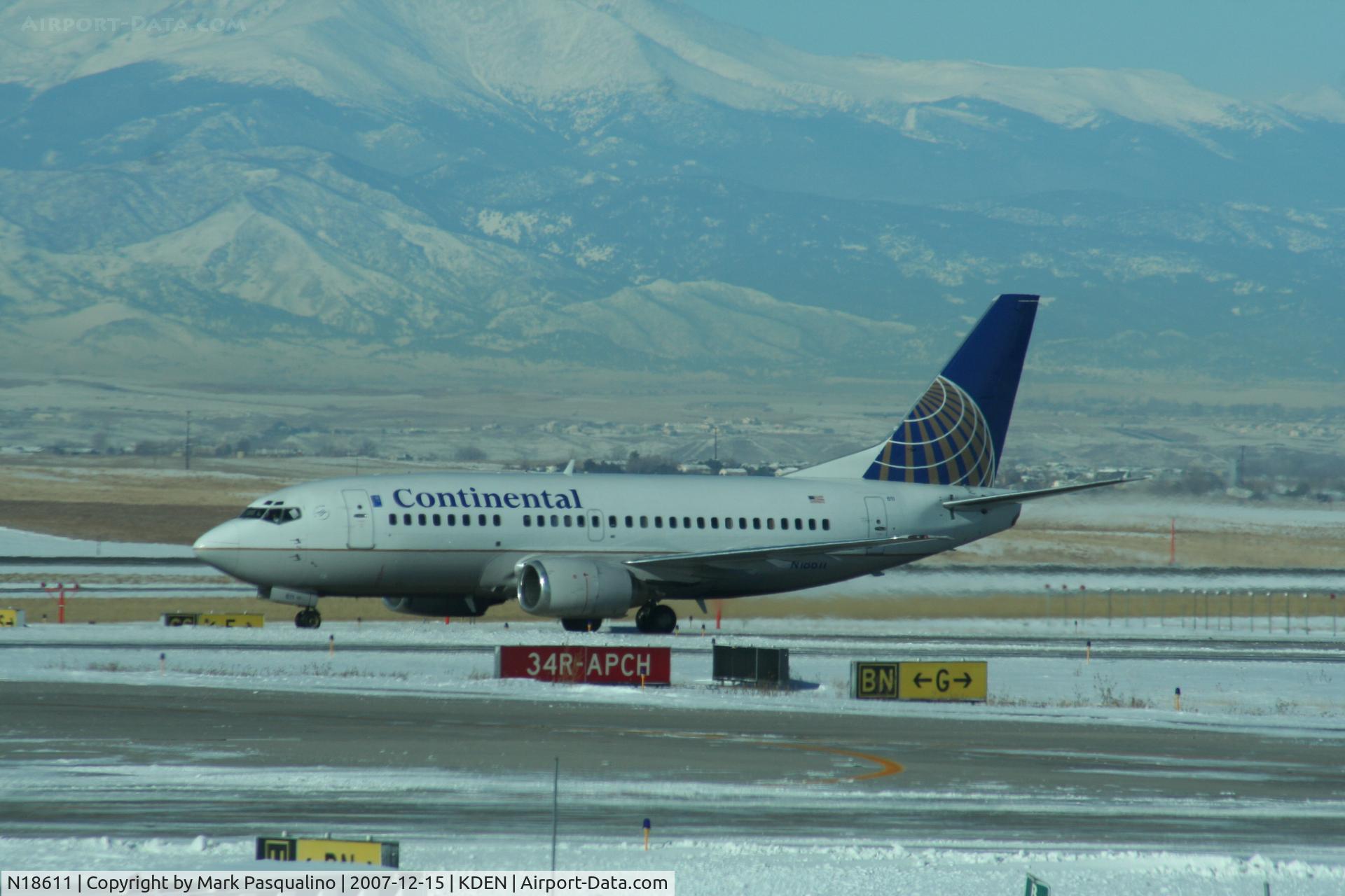 N18611, 1994 Boeing 737-524 C/N 27324, Boeing 737-500