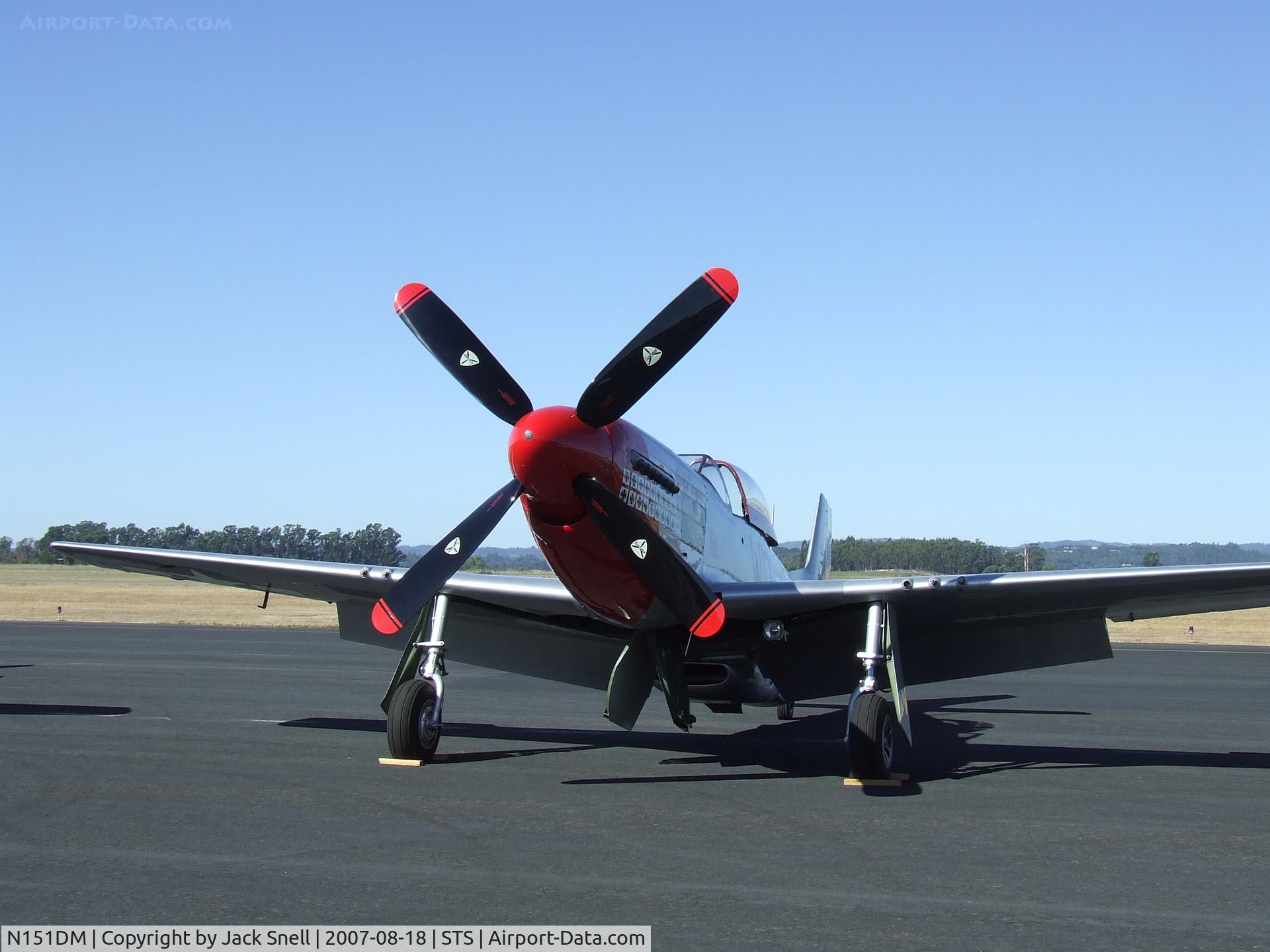 N151DM, 1944 North American F-51D Mustang C/N 44-13250, 2007 Wings Over Wine Country Air Show