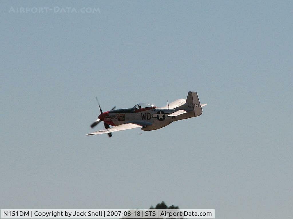 N151DM, 1944 North American F-51D Mustang C/N 44-13250, 2007 Wings Over Wine Country Air Show