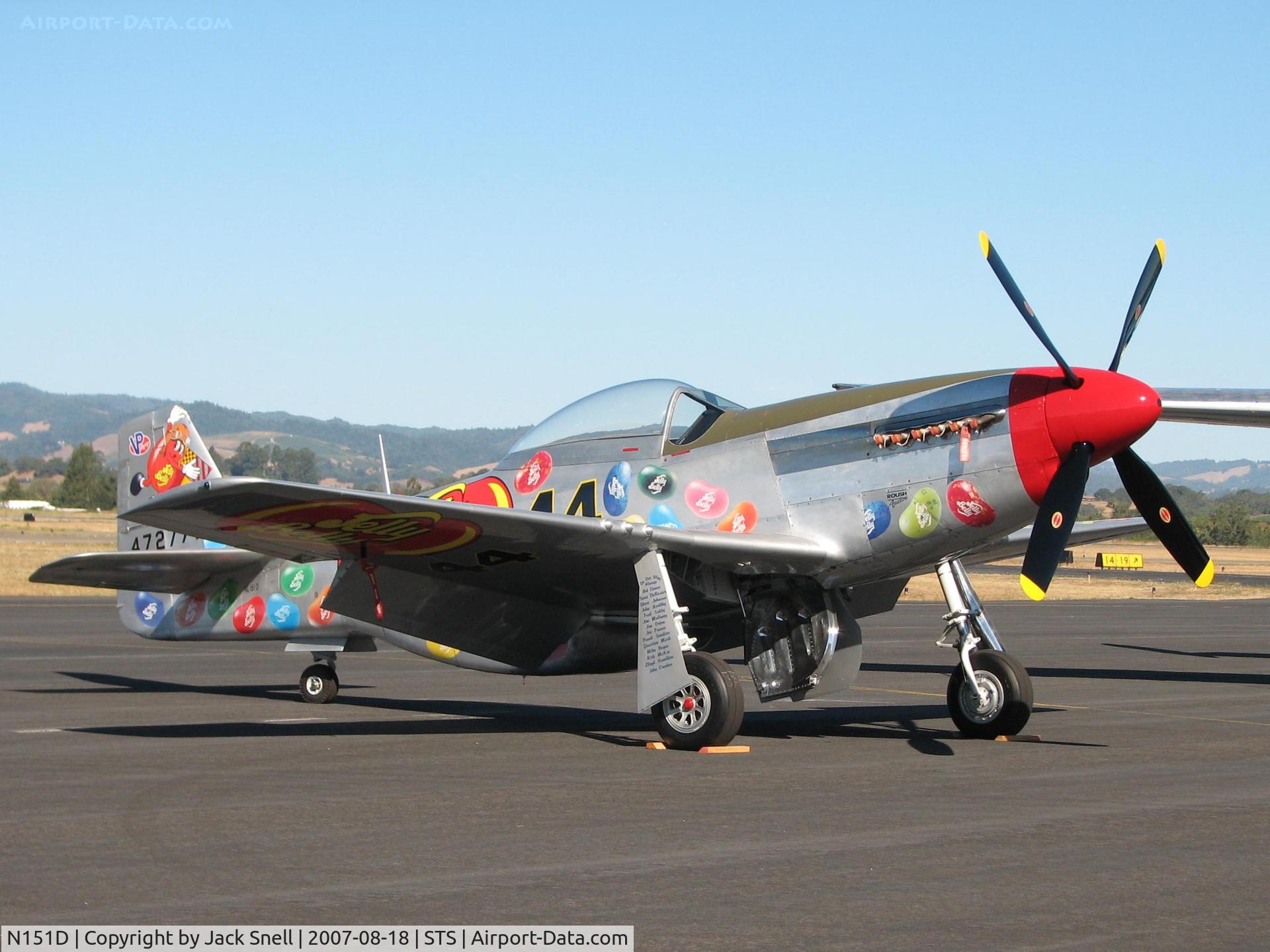 N151D, 1944 North American P-51D Mustang C/N 44-72777, 2007 Wings Over Wine Country Air Show