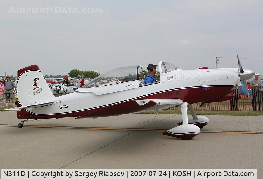 N311D, 2005 Vans RV-8 C/N 81159, EAA AirVenture 2007