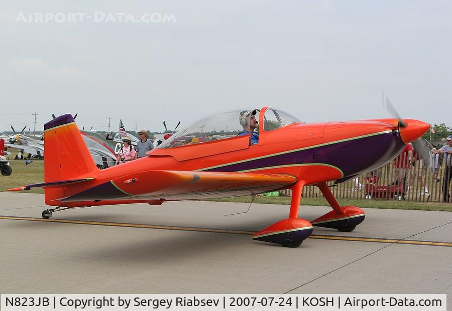 N823JB, 2001 Vans RV-8 C/N 80023, EAA AirVenture 2007