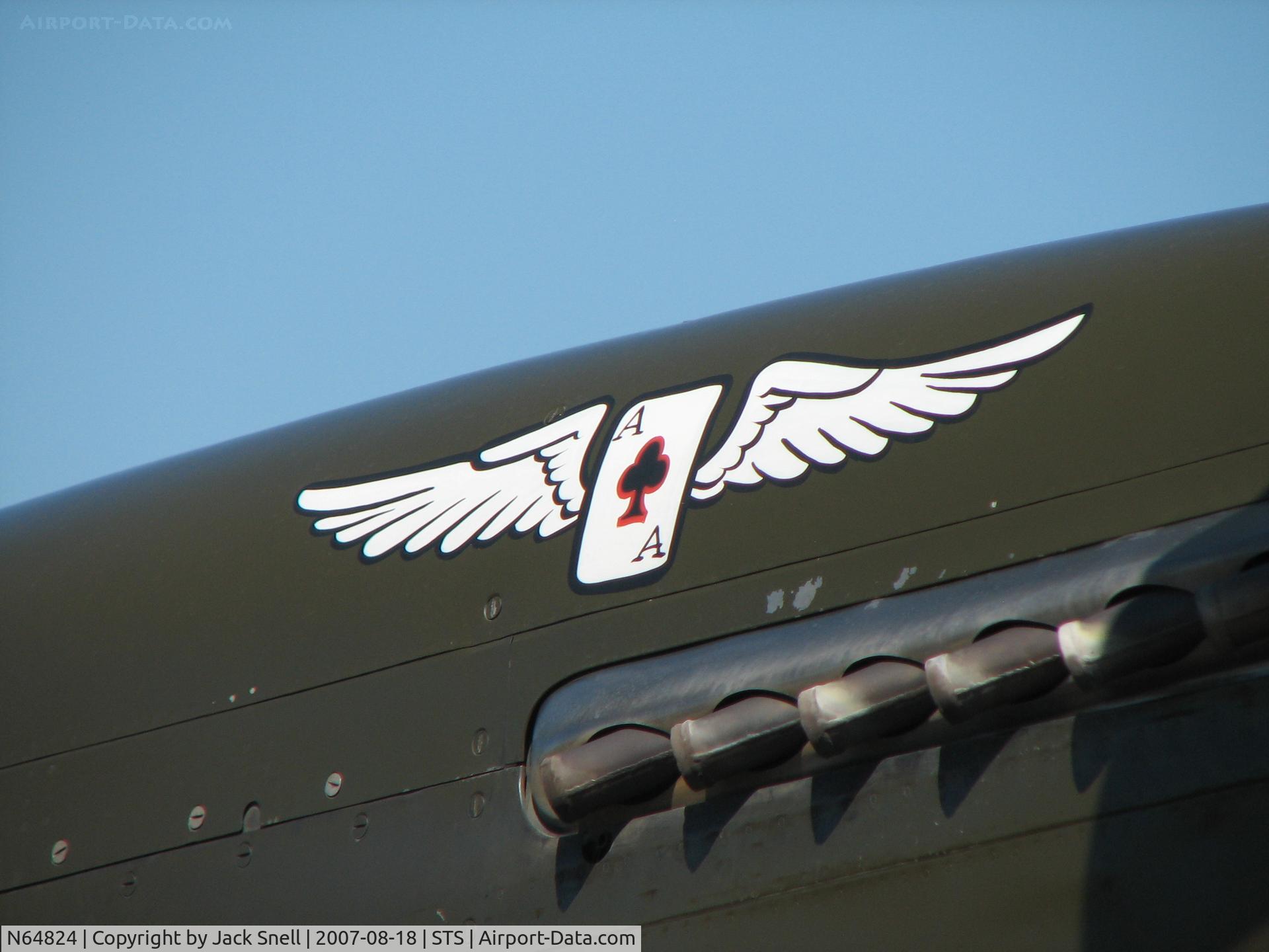 N64824, 1944 North American P-51D-30NA Mustang C/N 122-4929, 2007 Wings Over Wine Country Air Show