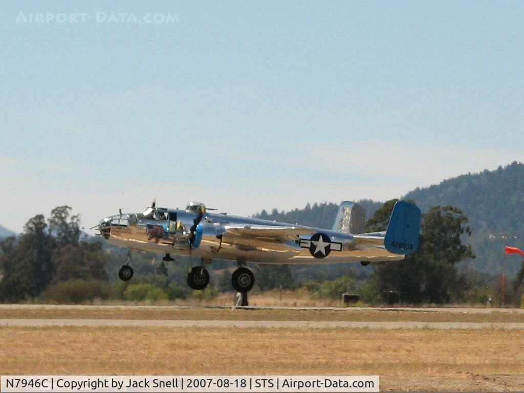 N7946C, 1944 North American TB-25N Mitchell C/N 108-33263, 2007 Wings Over Wine Country Air Show