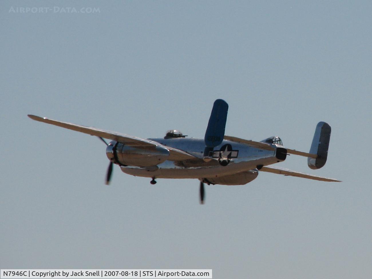 N7946C, 1944 North American TB-25N Mitchell C/N 108-33263, 2007 Wings Over Wine Country Air Show