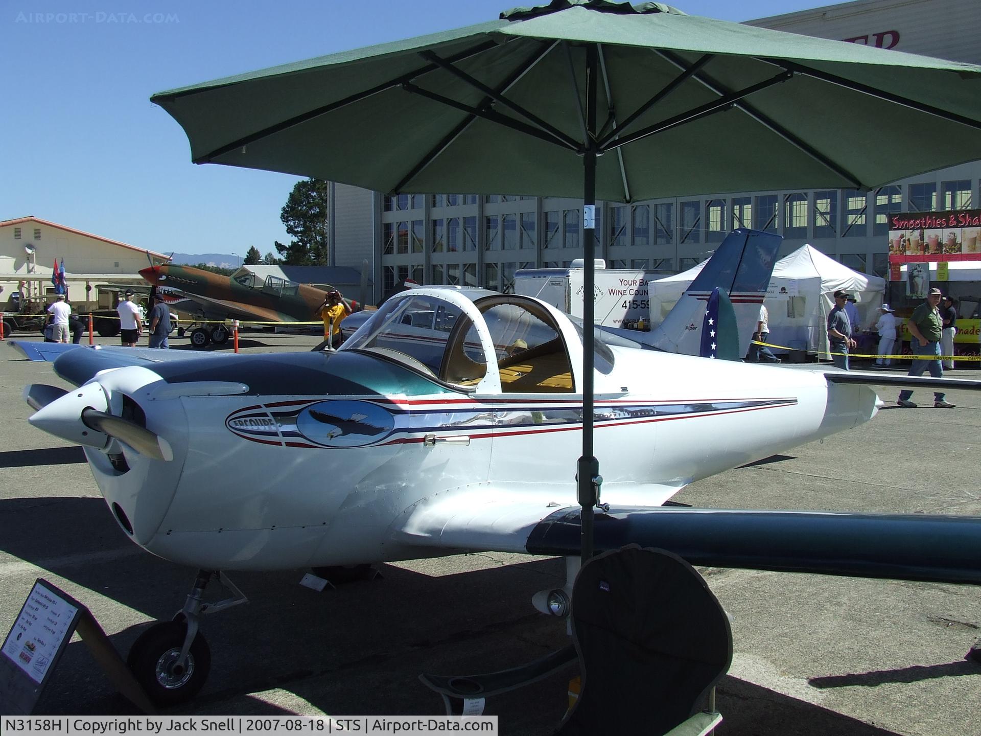 N3158H, 1946 Erco 415C Ercoupe C/N 3783, 2007 Wings Over Wine Country Air Show