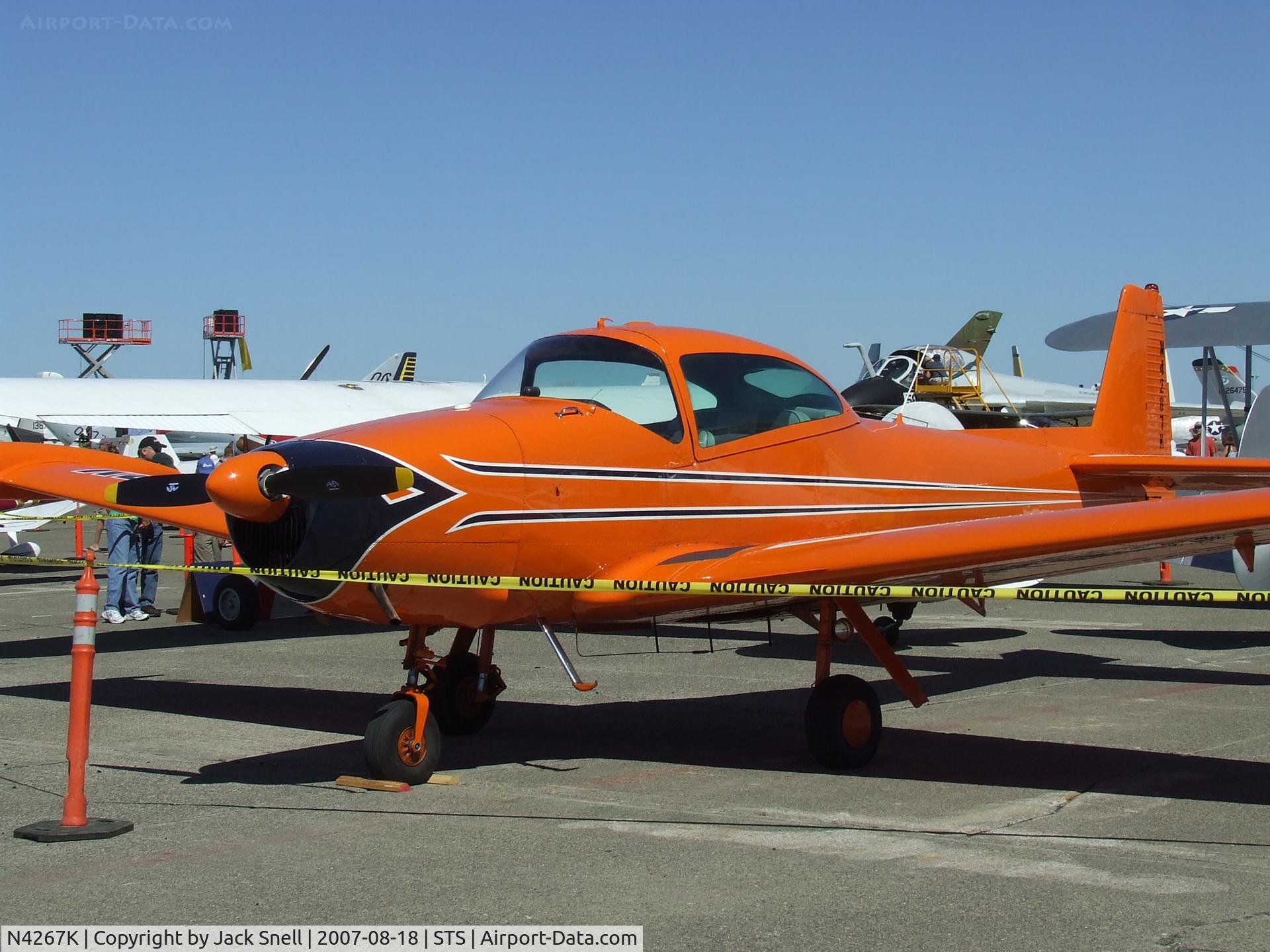 N4267K, 1948 Ryan Navion C/N NAV-4-1267, 2007 Wings Over Wine Country Air Show