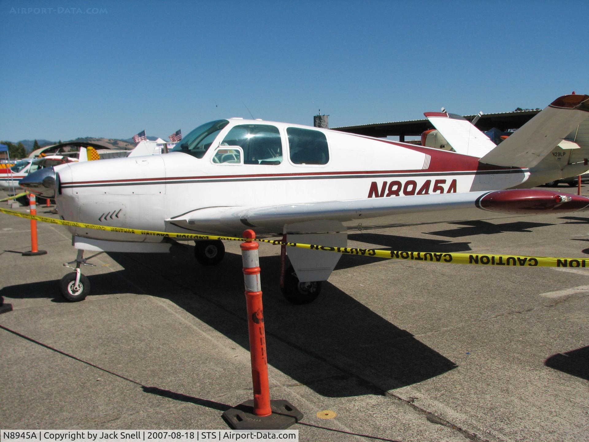 N8945A, 1951 Beech C35 Bonanza C/N D-2699, 2007 Wings Over Wine Country Air Show