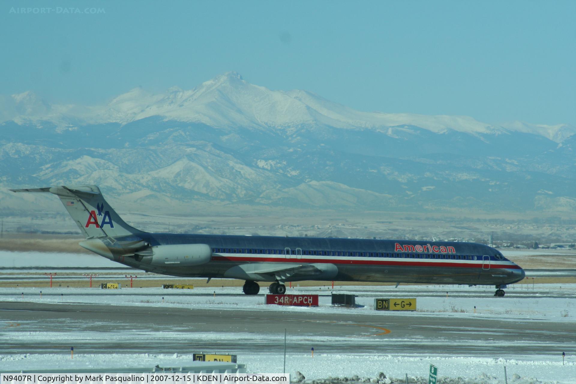 N9407R, 1987 McDonnell Douglas MD-83 (DC-9-83) C/N 49400, MD-83