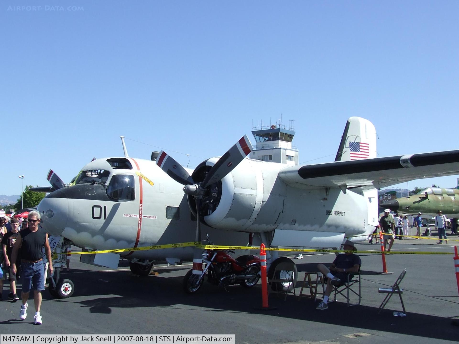 N475AM, Grumman C-1A Trader C/N 34, 2007 Wings Over Wine Country Air Show
