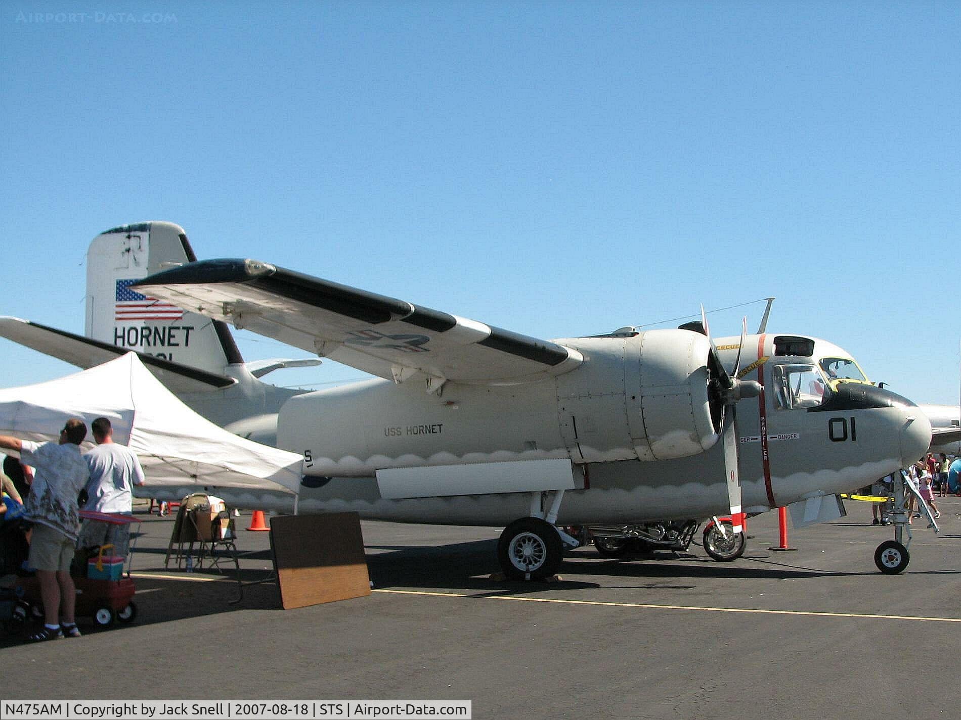 N475AM, Grumman C-1A Trader C/N 34, 2007 Wings Over Wine Country Air Show