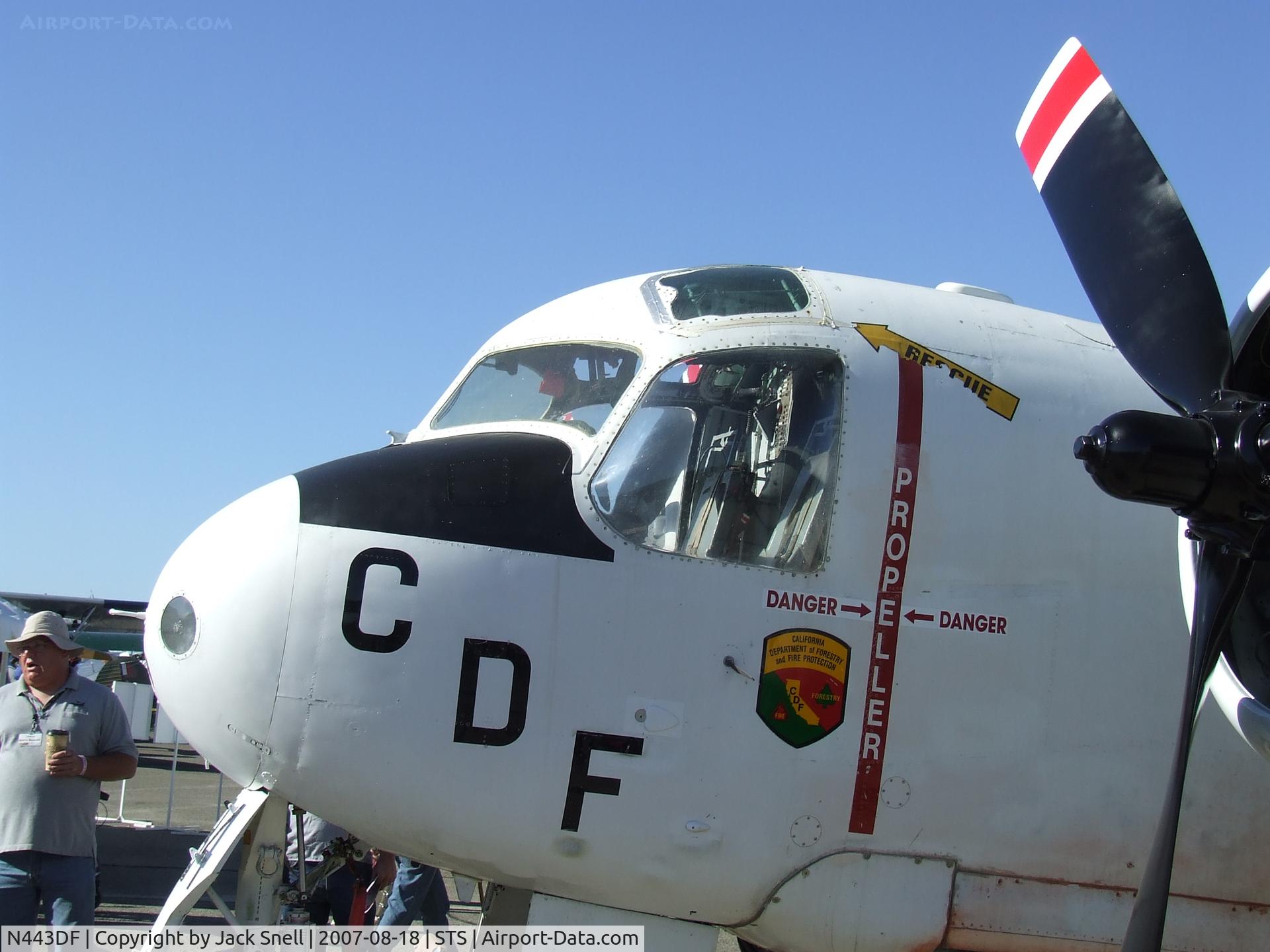 N443DF, Grumman S2F-1 Tracker C/N 195, 2007 Wings Over Wine Country Air Show